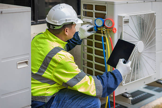 Professional Air Duct Cleaning technician working in Greencastle, IN